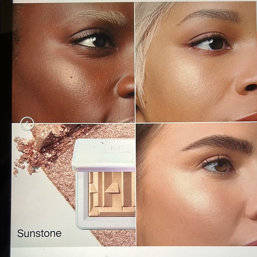 Haus Labs By Lady Gaga Gold and Cream Shimmer Highlighter color Sunstone - Picture 7 of 9